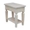 International Concepts Rectangle Vista Side Table, 24 W, 14 L, 24 in H, Wood, Unfinished OT-15E2 - alternate 6